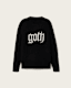 Goth Motif Crew Neck Jumper
