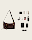 Jean Rey Leather Shoulder Bag
