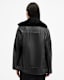 Vendra Relaxed Fit Leather Biker Jacket