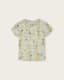Ellie Mesh Floral Print Slim T-Shirt
