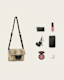 Jupiter Leather Snake Crossbody Bag