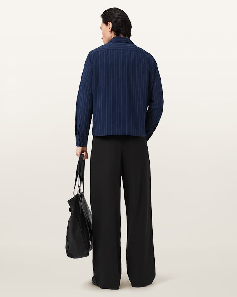 Conway Wide Leg Pleated Trousers