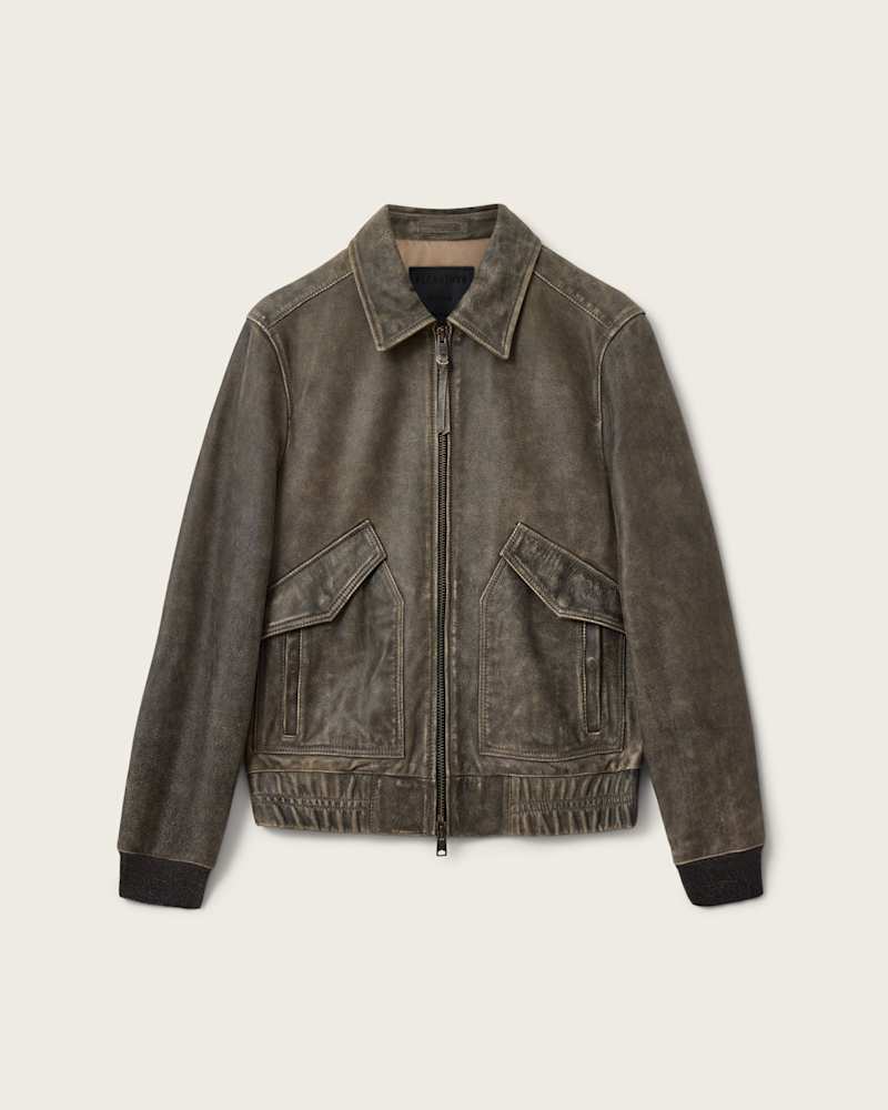 Marland Aviator Leather Jacket