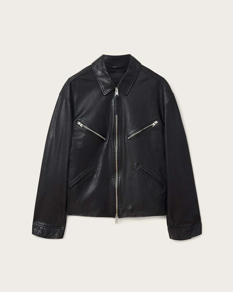 Caon Oversized Leather Jacket