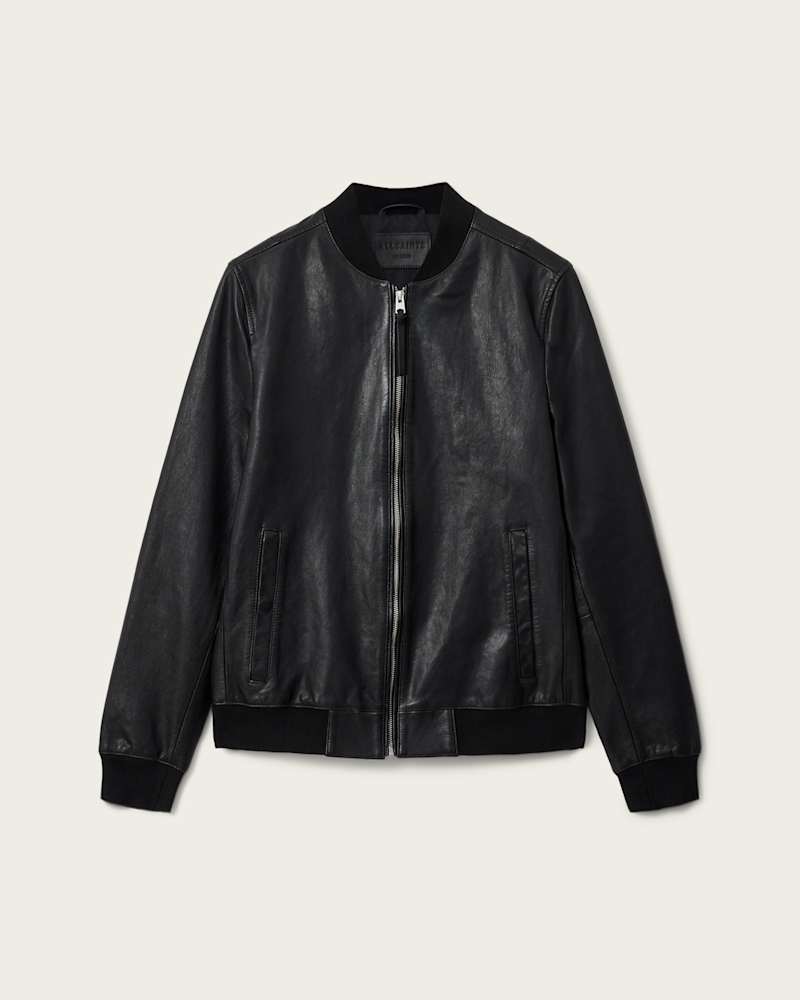 Morten Leather Bomber Jacket