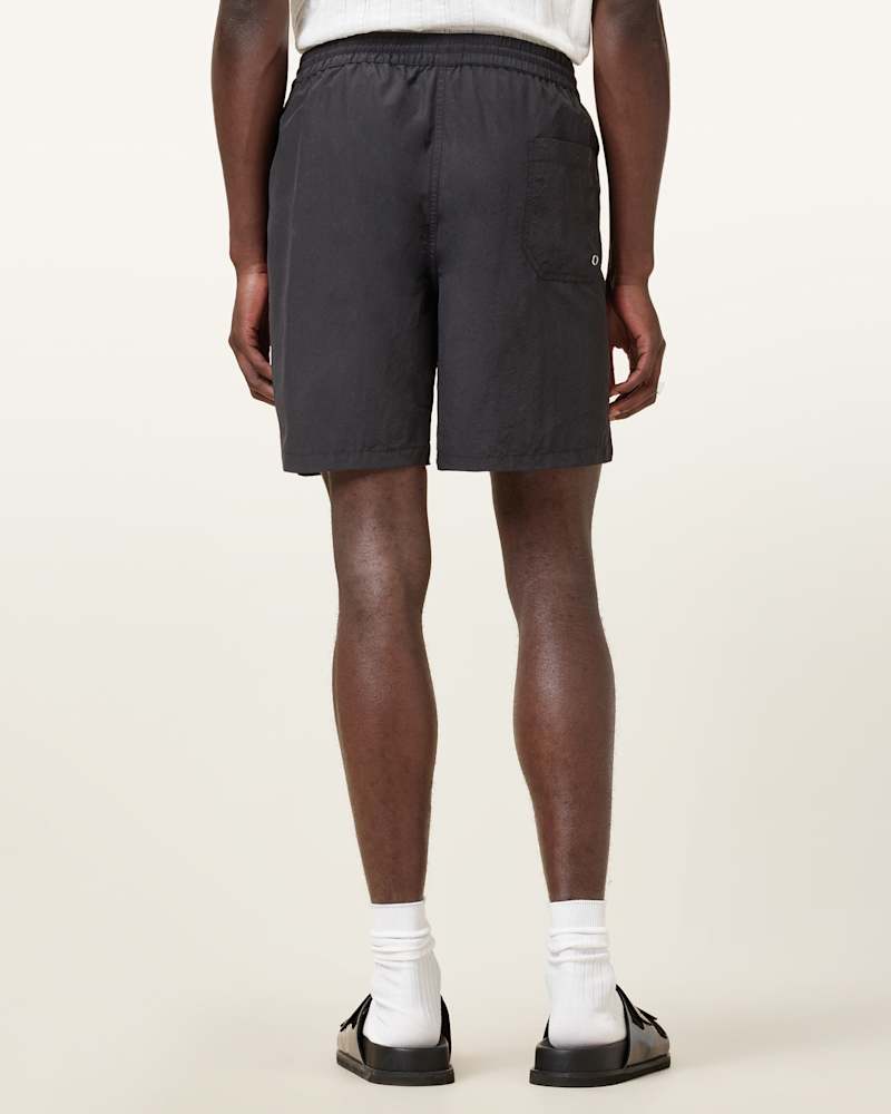 Warden Elastic Waist Ramskull Swim Shorts