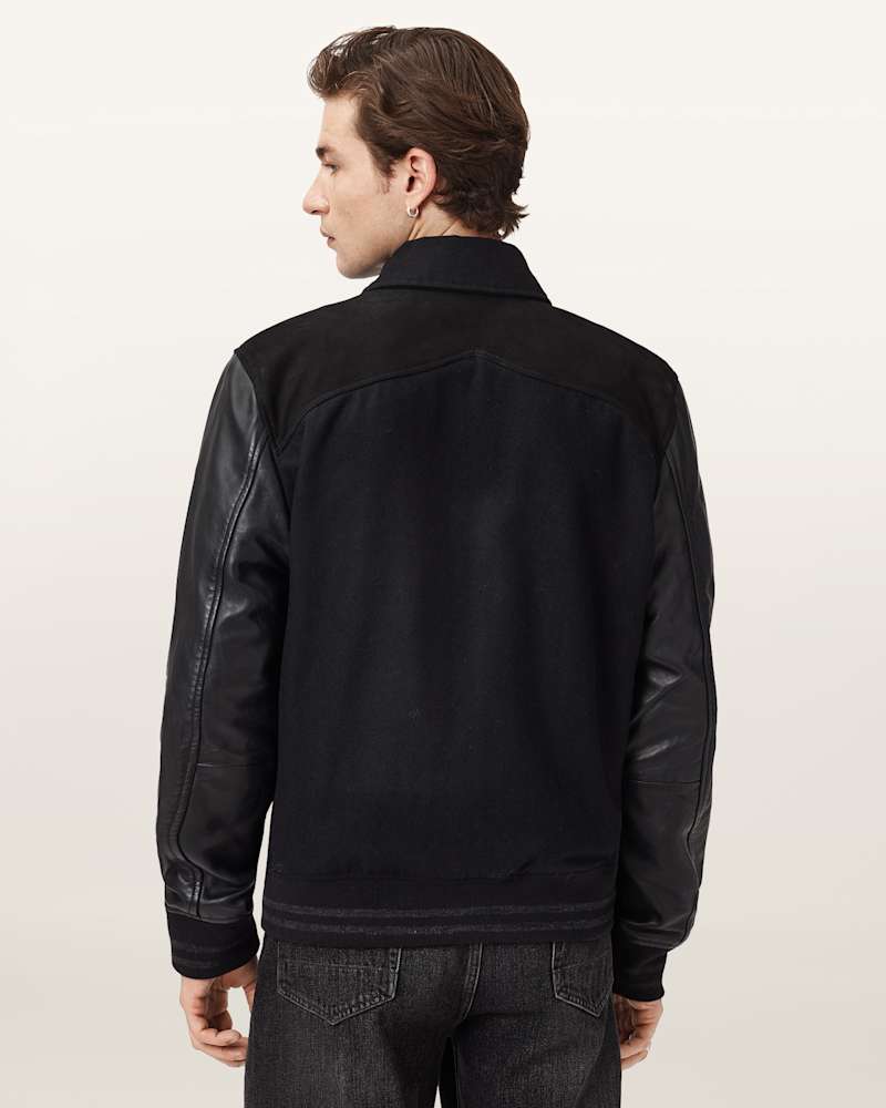 Endleton Leather Bomber Jacket