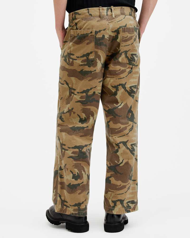 Gaspar Camouflage Relaxed Fit Trousers