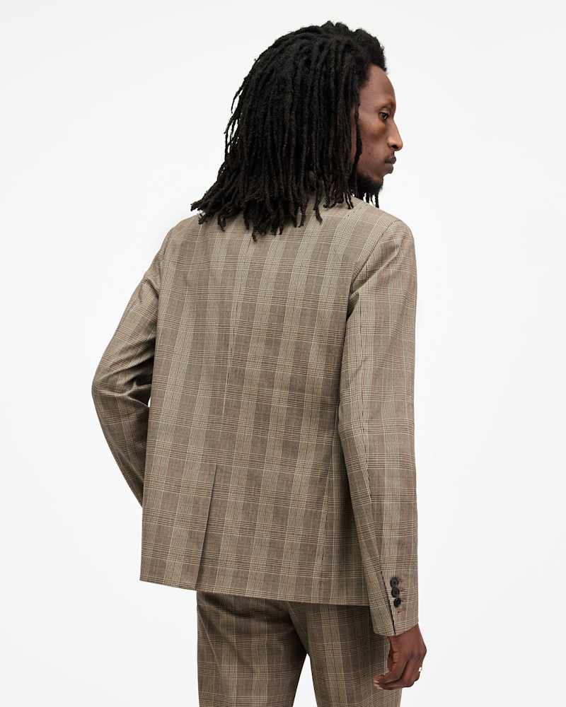 Maffrett Checked Skinny Fit Blazer