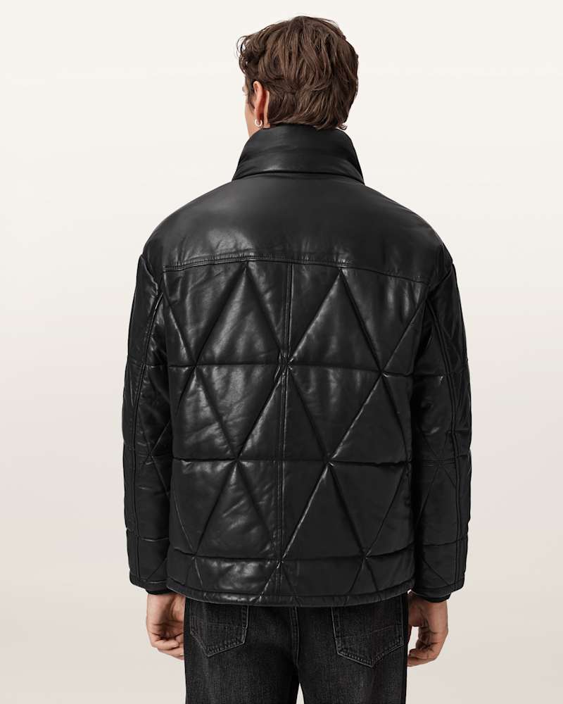 Brockwell Leather Puffer Jacket