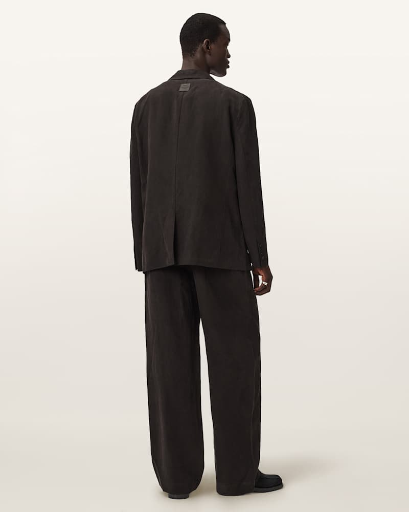 Marko Relaxed Fit Linen Blend Trousers