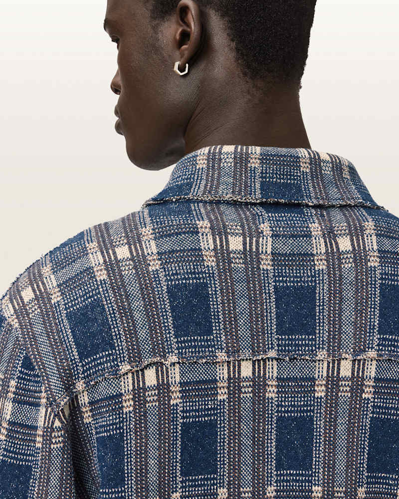 Solmar Knitted Check Cardigan