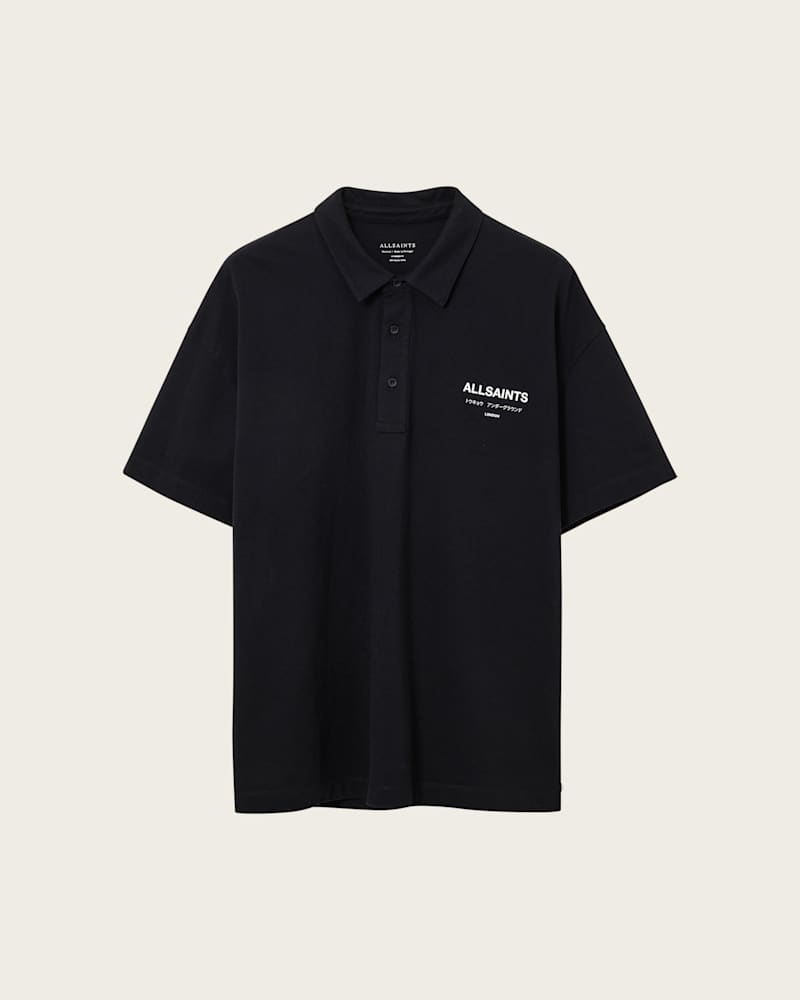 Underground Logo Oversized Fit Polo Shirt
