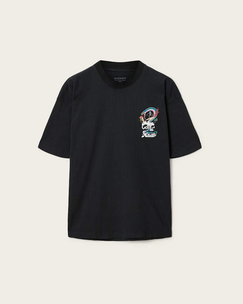 Snakepit Oversized Short Sleeve Graphic T-Shirt 