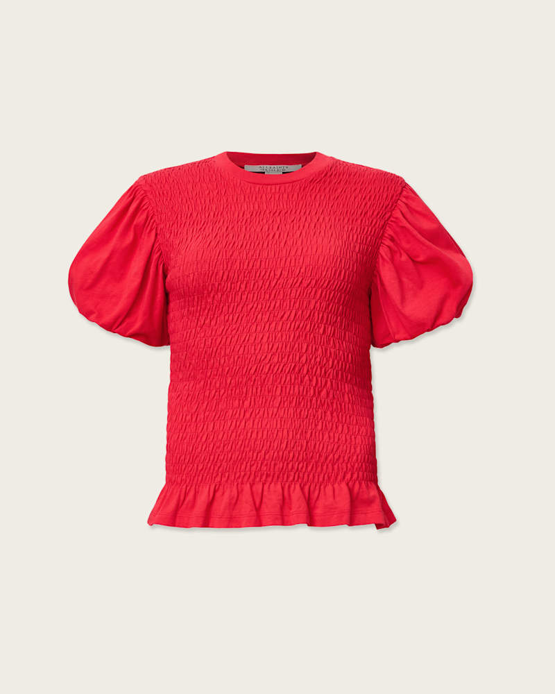 Dael Smocked Slim Top