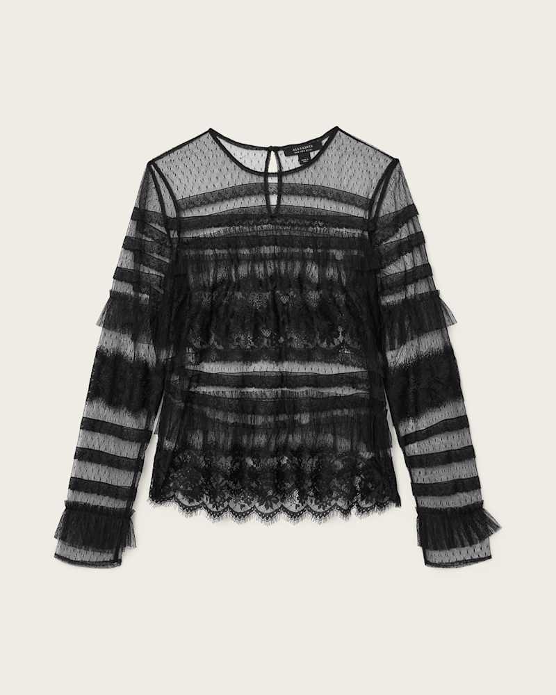 Arlea Tulle Lace Top