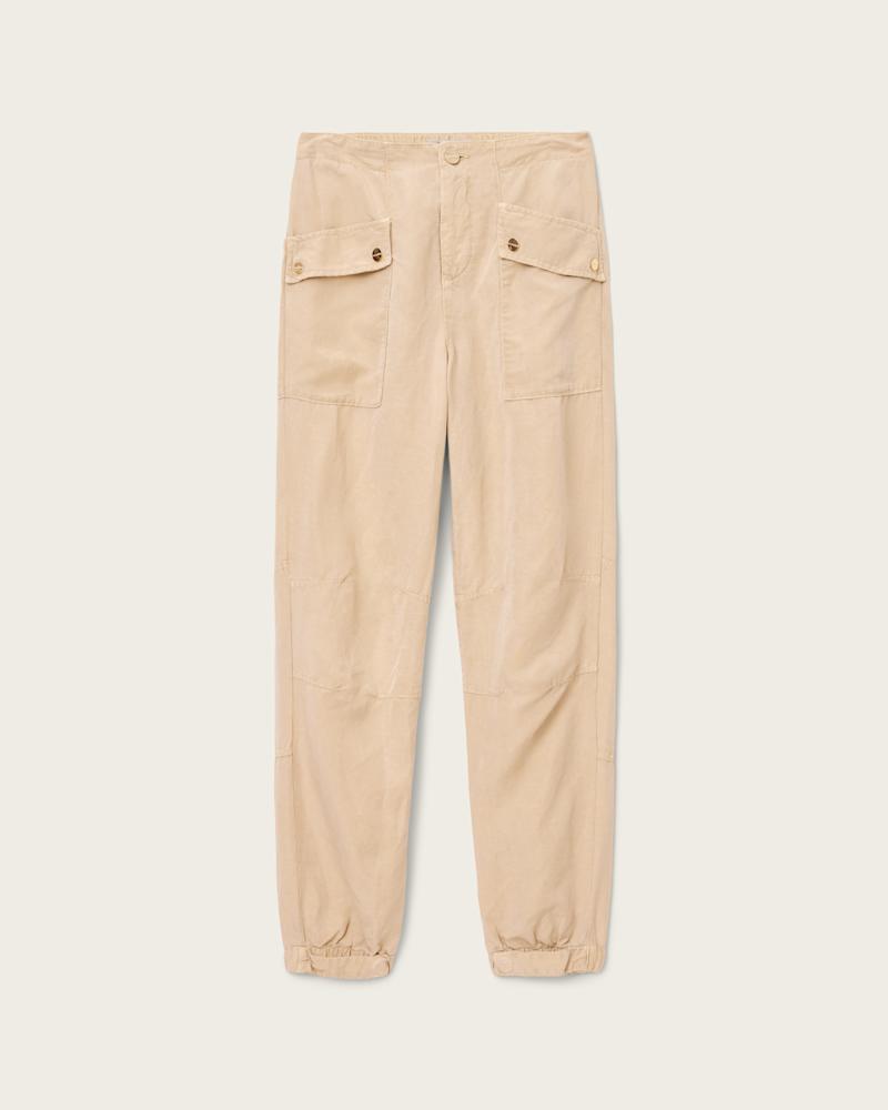 Val Cargo Linen Blend Trousers
