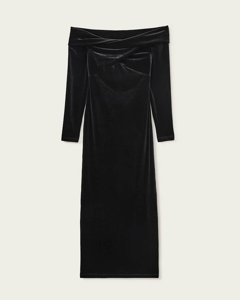 Delta Velvet Midi Dress