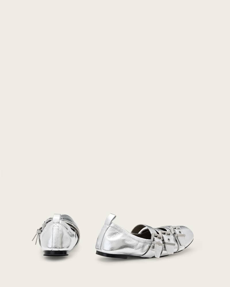 Aurora Metallic Leather Ballet Shoe