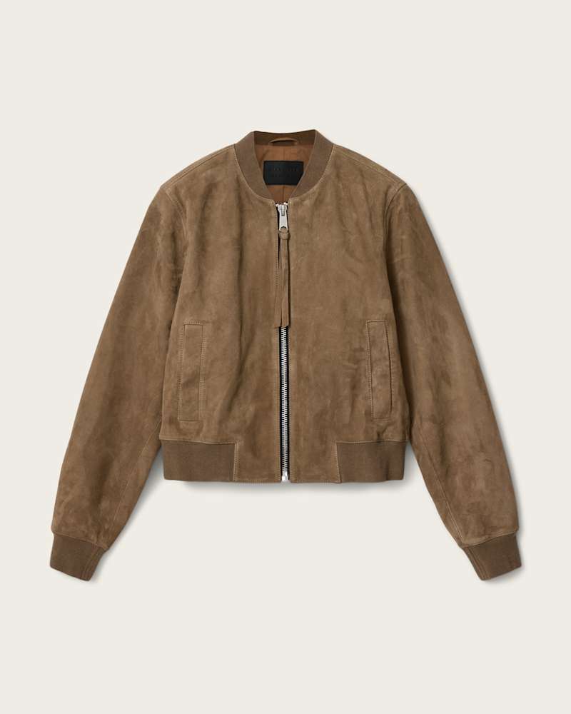 Orten Suede Bomber Jacket