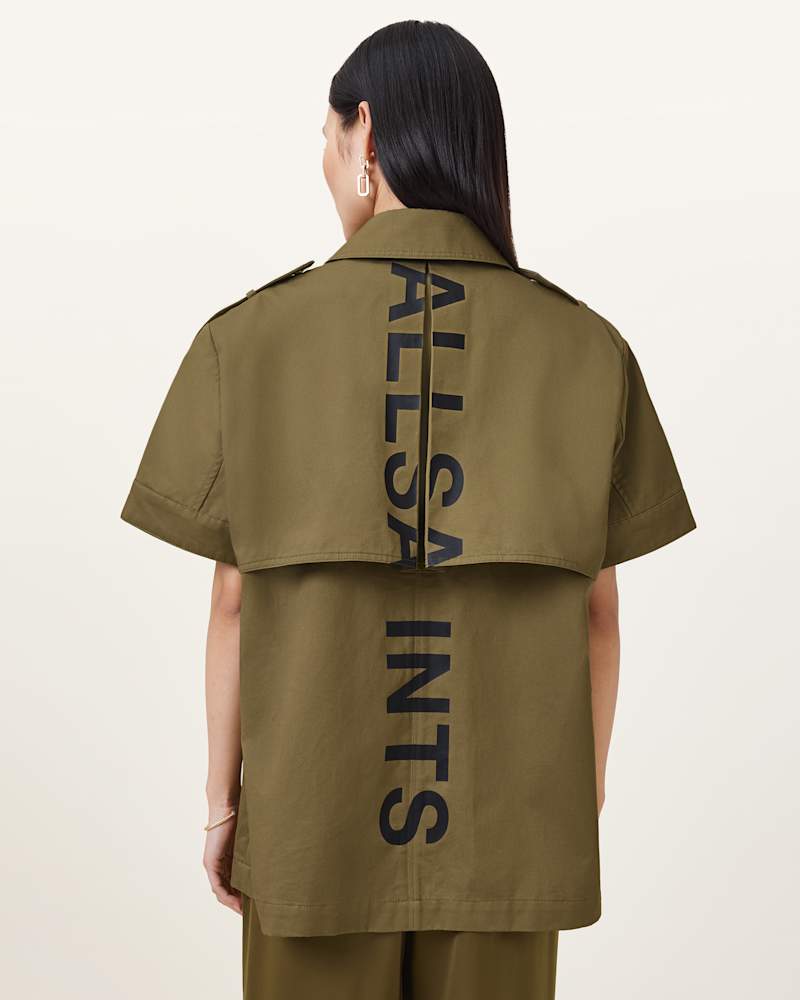 Flow Short Sleeve Trench Jacket