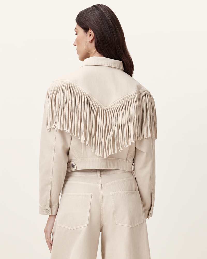 Marlene Fringed Denim Jacket