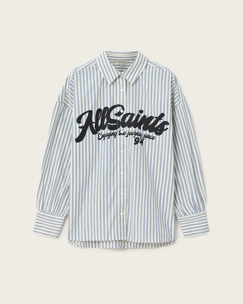 Adrianne Relaxed Striped Shirt