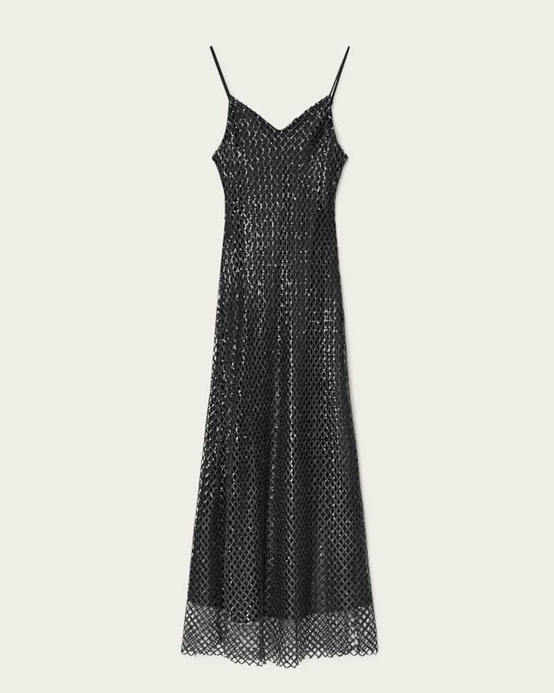 Chantelle Sequin Midi Slip Dress