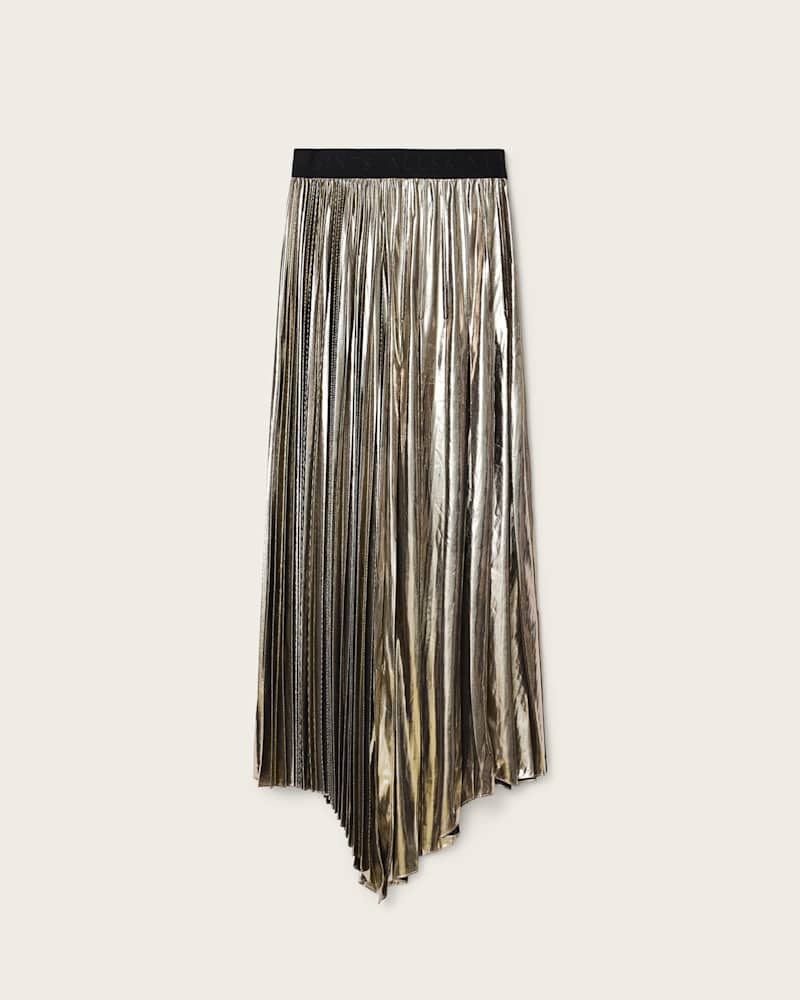 Jax Pleated Midi Skirt