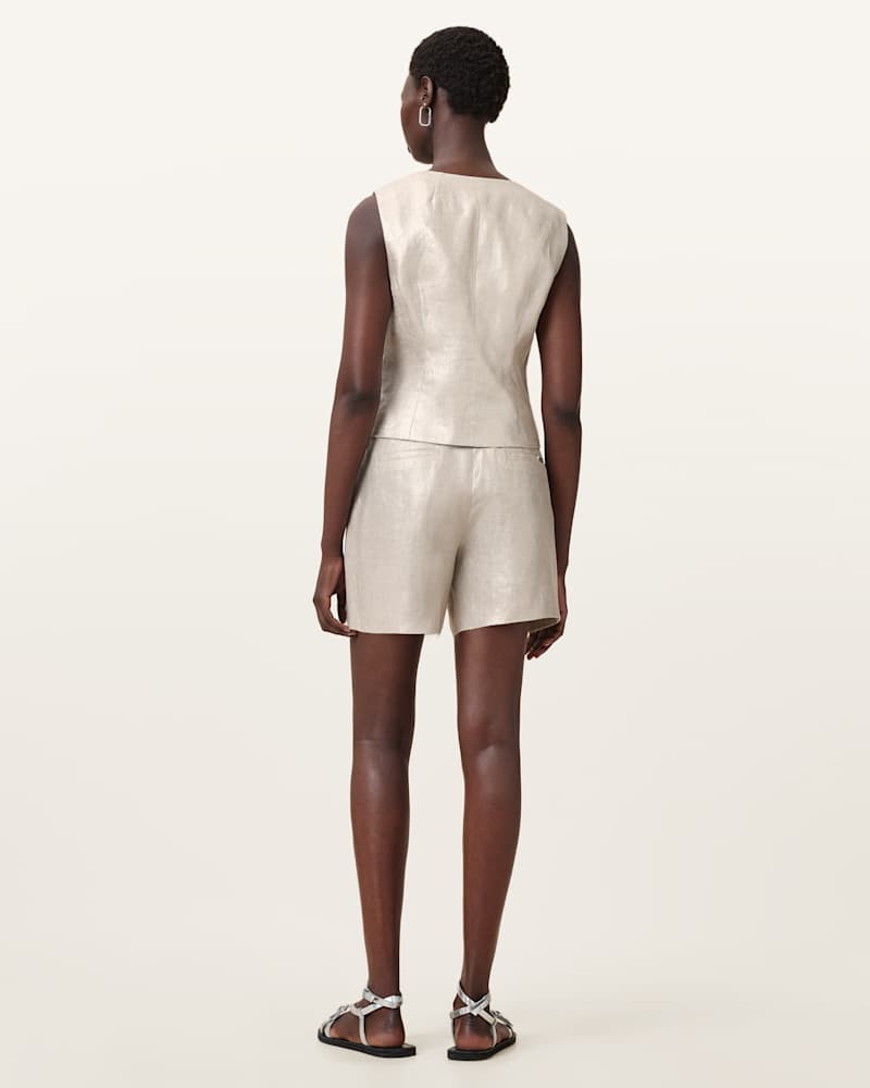 Averie Relaxed Fit Linen Shorts