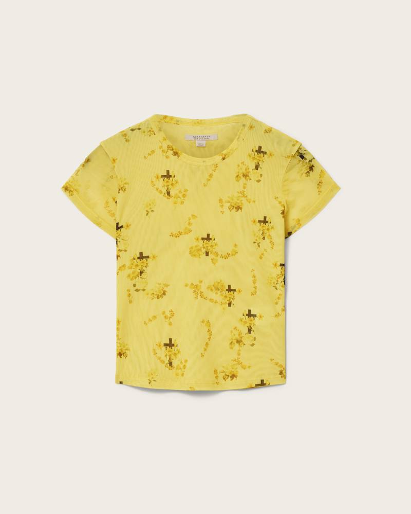 Ellie Mesh Floral T-Shirt