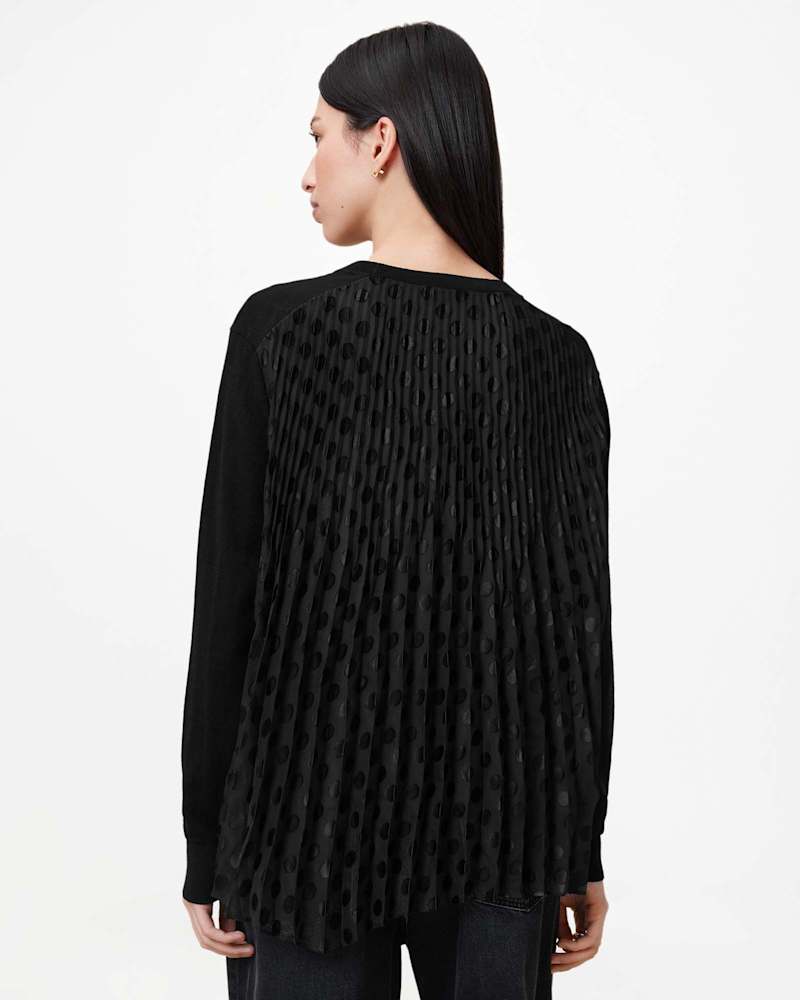 Dott Relaxed Fit Mesh Panel Jumper