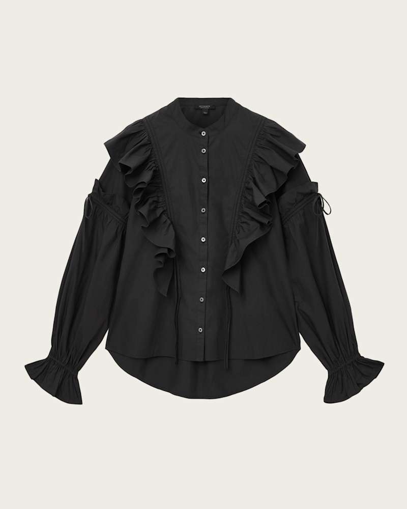 Lulu Ruffled Cotton Shirt