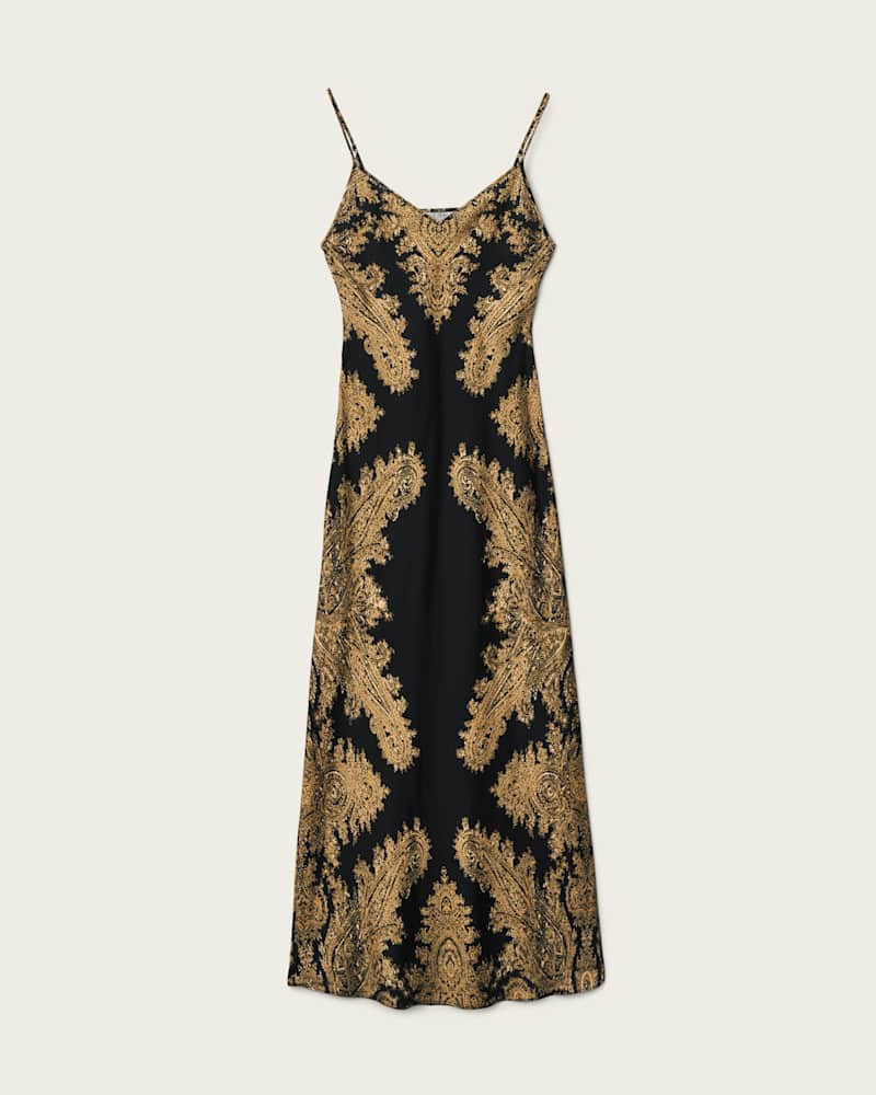 Bryony Paisley Slip Dress