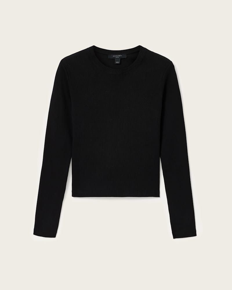 Elena Long Sleeve Cotton T-Shirt