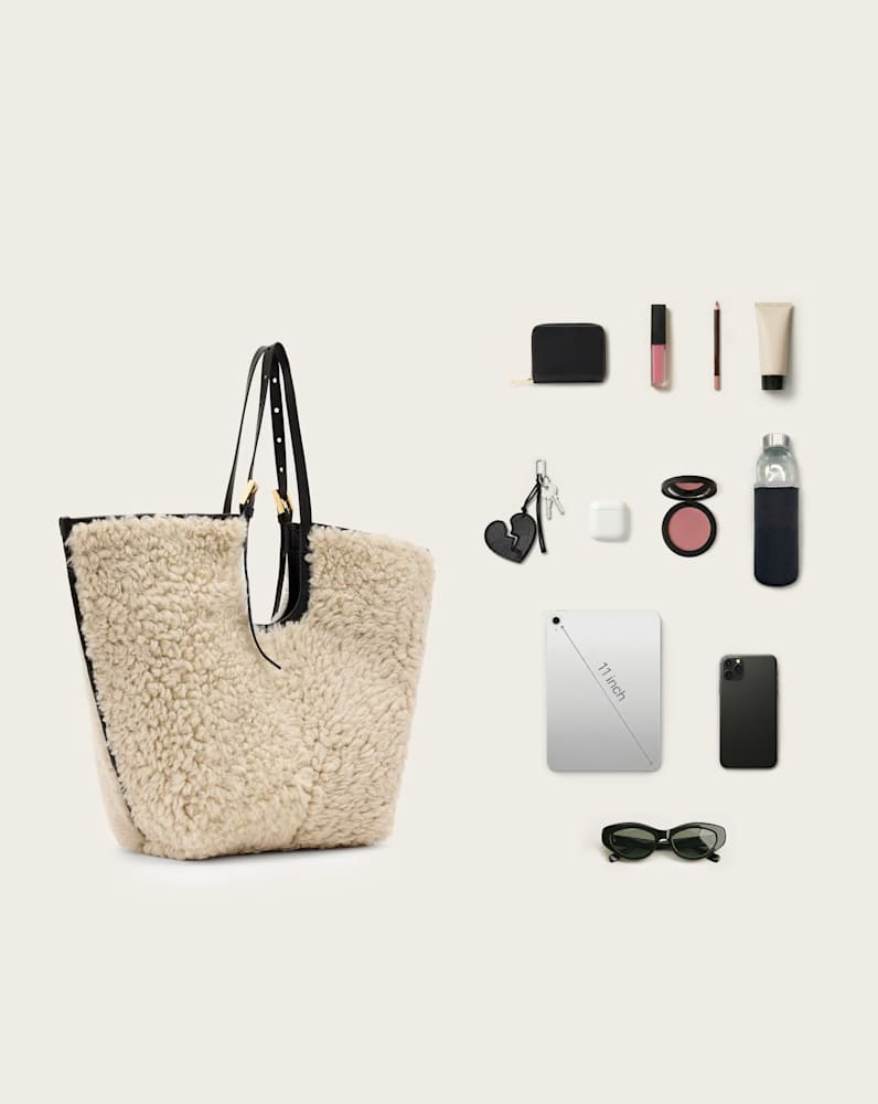 Ara Shearling Tote Bag