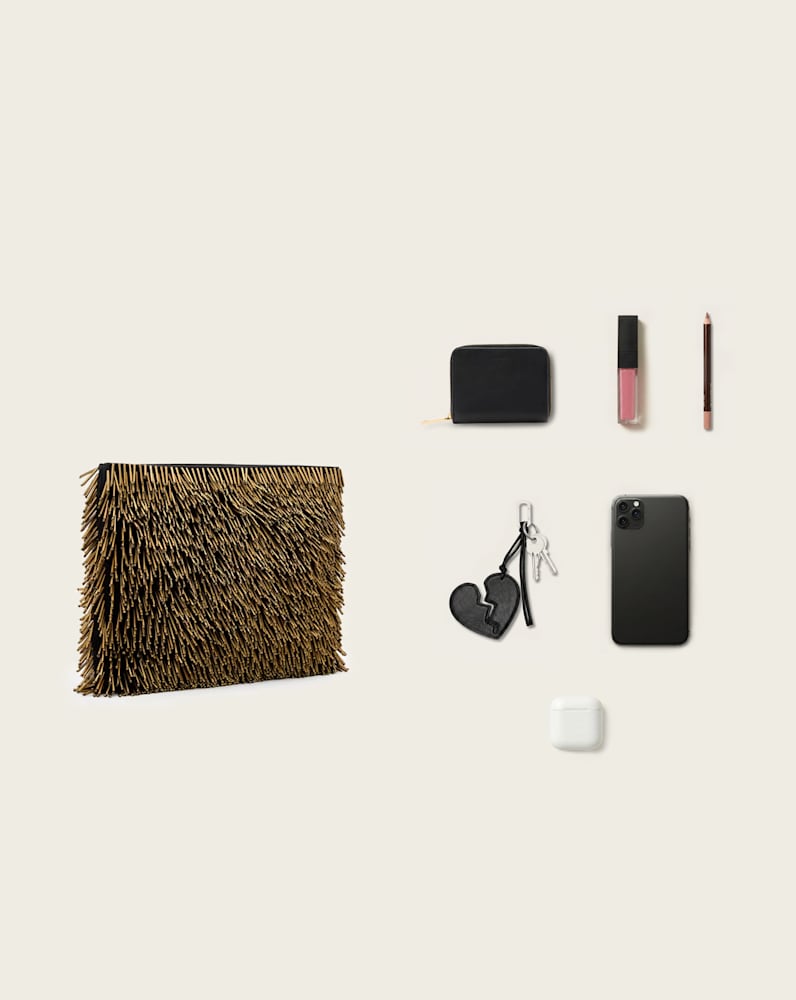 Bettina Beaded Clutch Bag