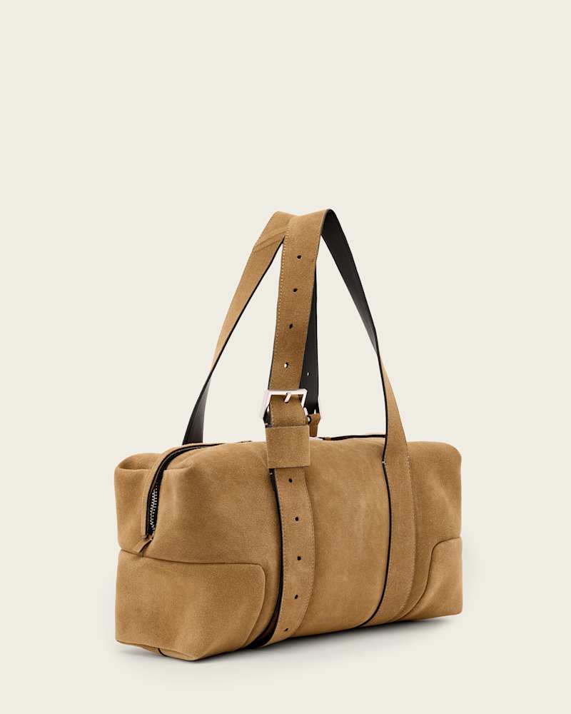 Ares Suede Shoulder Bag