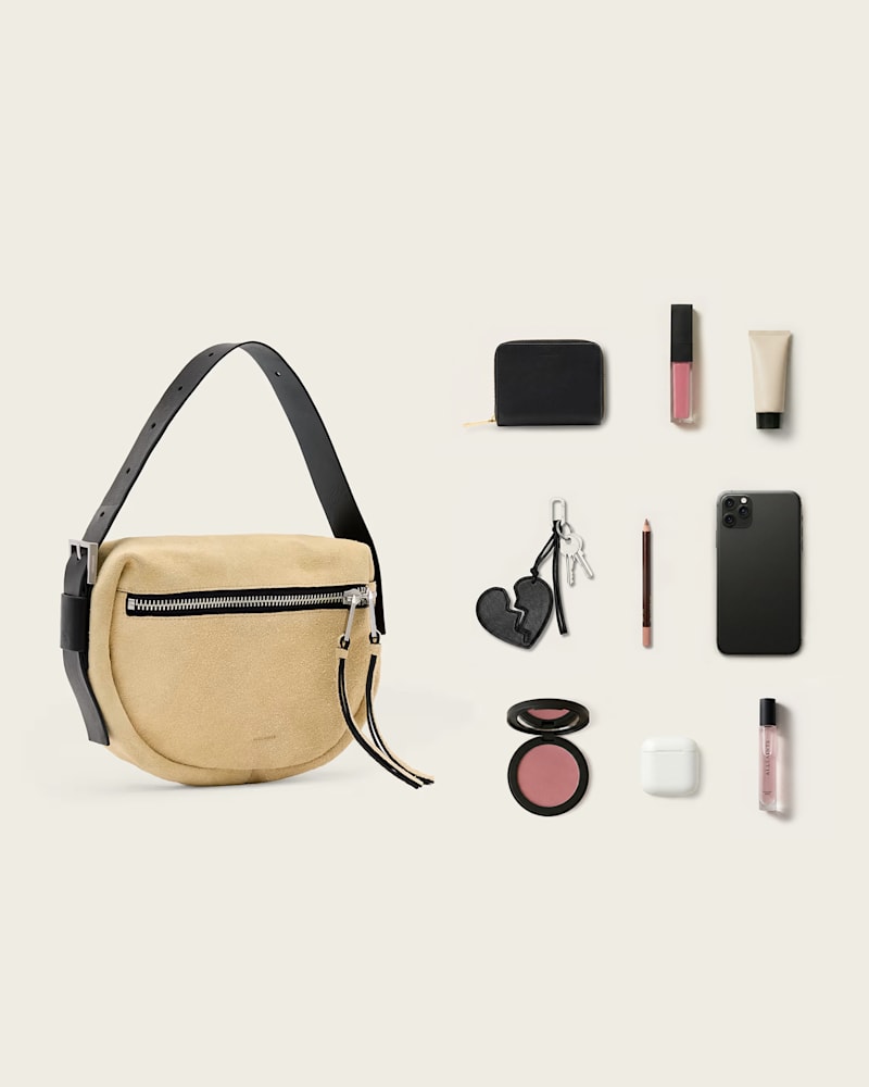 Noemie Mini Suede Shoulder Bag