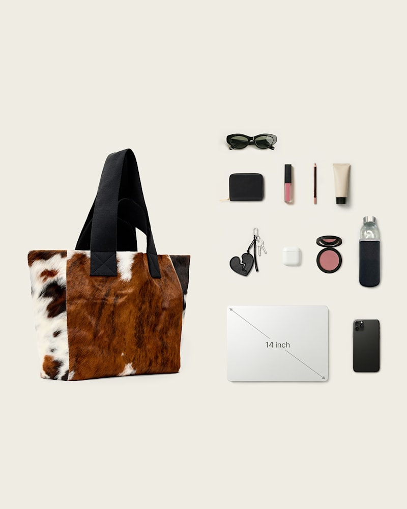 Izzy Cow Leather Tote Bag