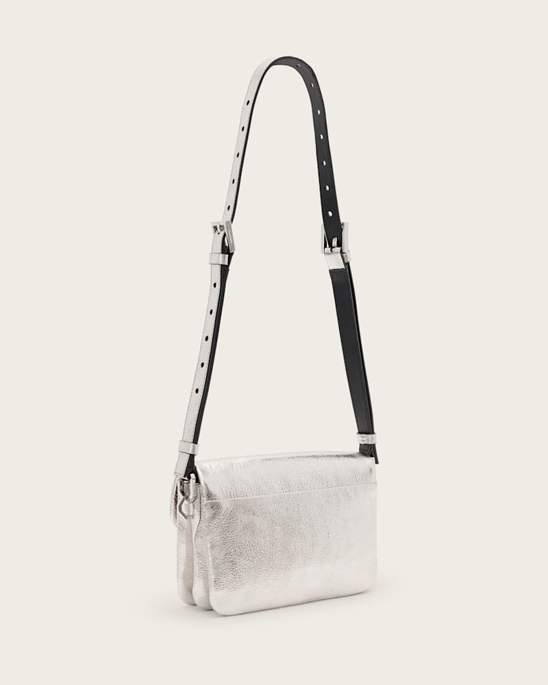 Jupiter Metallic Leather Crossbody Bag