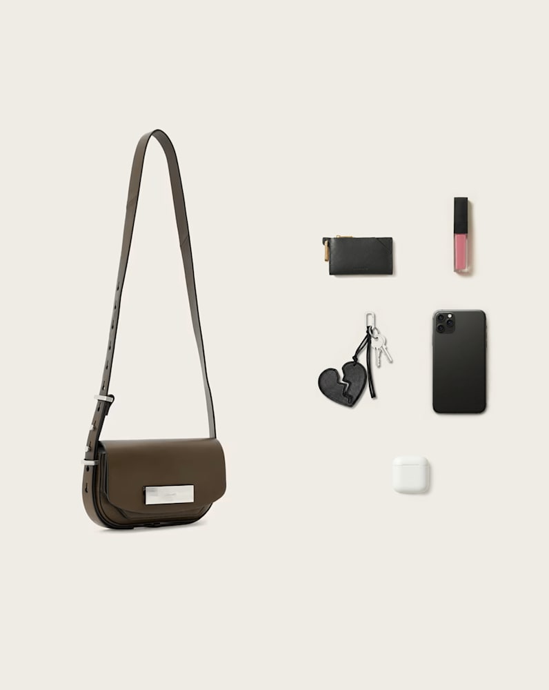 Etta Leather Satchel Crossbody Bag