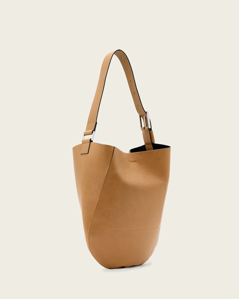 Luna Leather Hobo Shoulder Bag