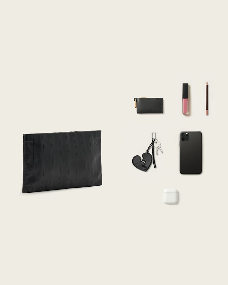 Bettina Leather Clutch Bag