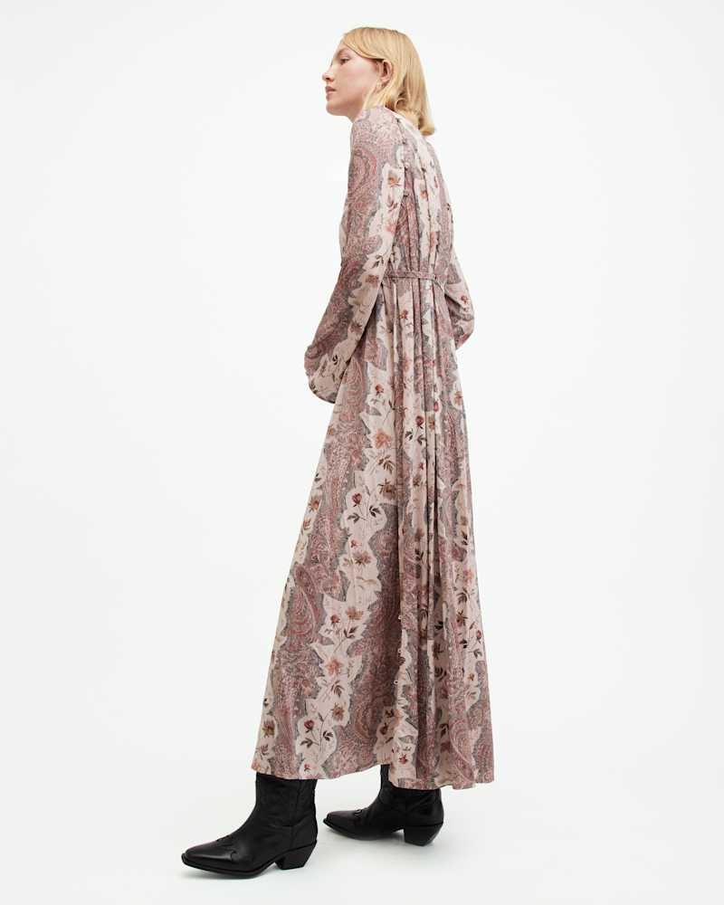 Susannah Cascade Paisley Maxi Dress