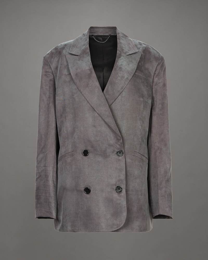 Elle Double Breasted Lightweight Blazer