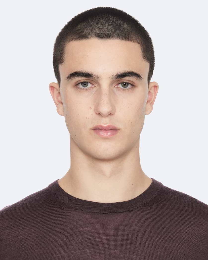 Mode Merino Crew Neck Ramskull Jumper