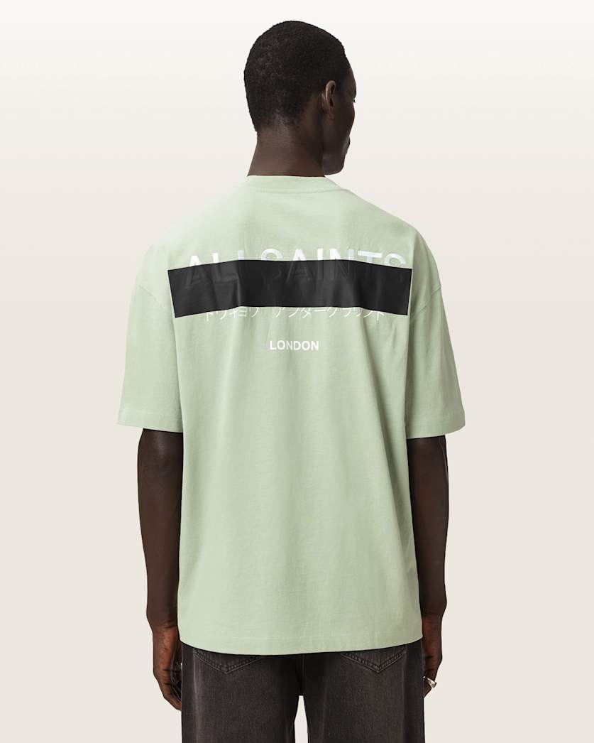 Redact Oversized Embroidered Logo T-Shirt