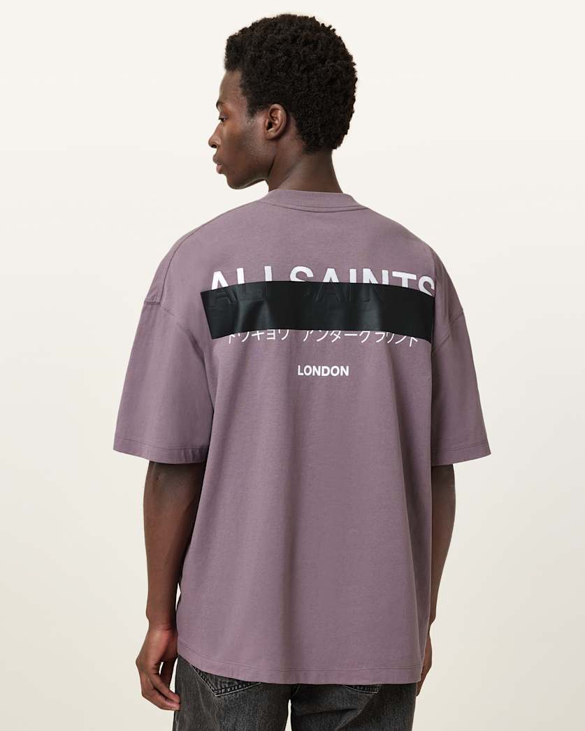 Redact Oversized Embroidered Logo T-Shirt