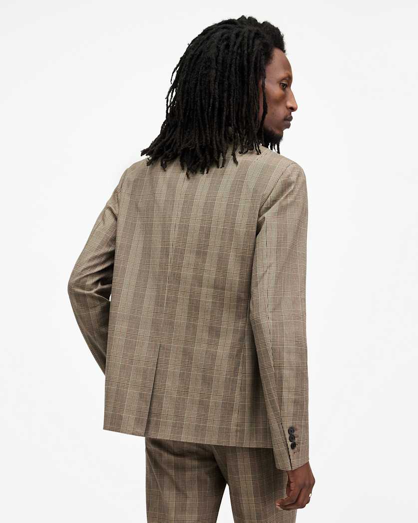 Maffrett Checked Skinny Fit Blazer